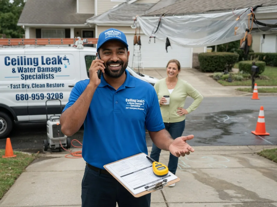 Ceiling Leak Cleanup Kildare, TX FAQs